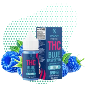 Thc liquid 89mg blue raspberry